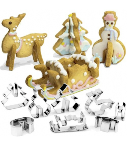 Zestaw wykrawaczy świąteczny Ruhhy 22015 17231