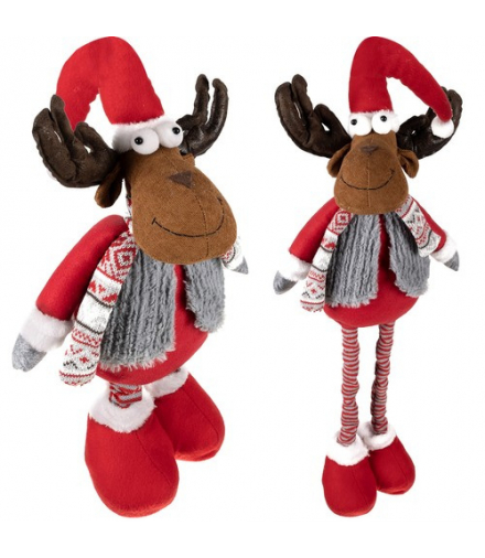 Renifer świąteczny teleskopowy 88cm Ruhhy 22101 17245