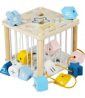 Sorter kostka sensoryczna drewniana 22885 Kruzzel 17249