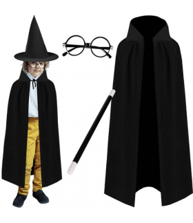 Strój magik/ czarodziej zestaw 4szt. Kruzzel 19555 17262