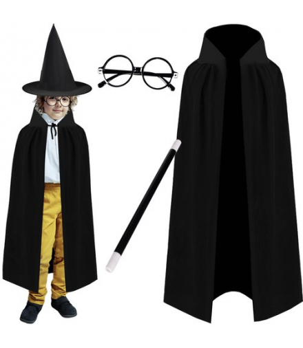 Strój magik/ czarodziej zestaw 4szt. Kruzzel 19555 17262