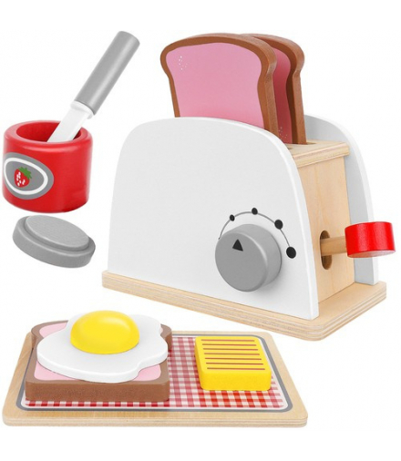 Toster drewniany zabawkowy 22435 Kruzzel 17328