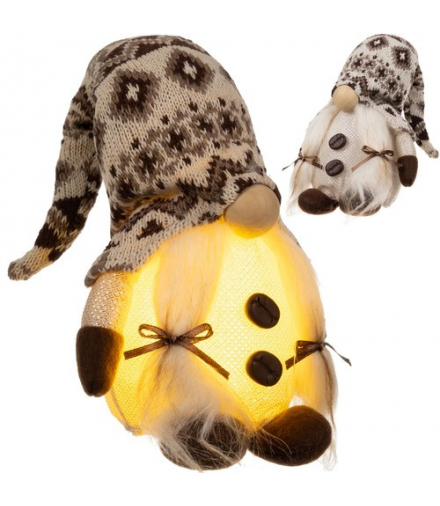 Skrzat stojący szary świecący LED 23754 Ruhhy 17332