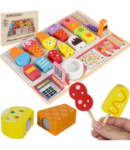 Lodziarnia drewniana Kruzzel 22494 17347