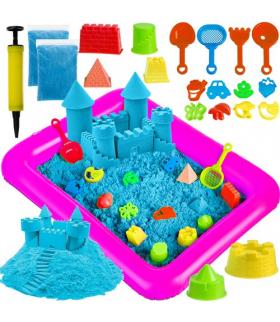 Piasek kreatywny piaskownica + foremki 22712 Kruzzel 17372