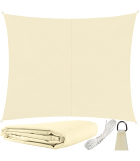 Żagiel przeciwsłoneczny 3x2m beżowy Gardlov 23163 17458