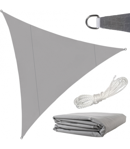 Żagiel przeciwsłoneczny 4x4x4m-szary Gardlov 23141 17461