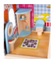 Domek drewniany dla lalek willa D11252 Kruzzel 17492