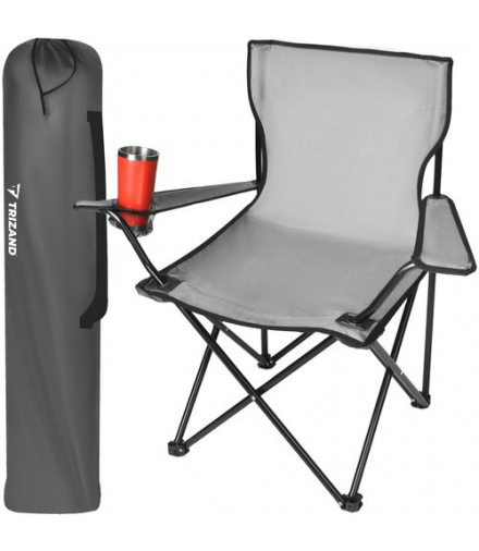 Krzesło wędkarskie szare 23675 Trizand 17589