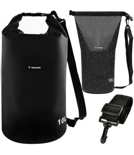 Worek wodoszczelny 10L czarny 23565 Trizand 17641