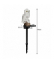 Lampa ogrodowa solarna sowa Gardlov 23847 17732