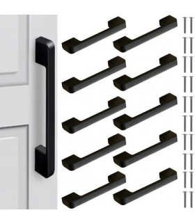 Uchwyt meblowy czarny 10szt. Ruhhy 24190 17733