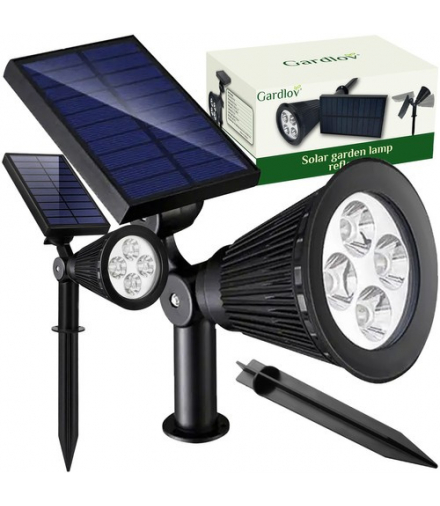 Lampa solarna ogrodowa reflektor Gardlov 24002 17742