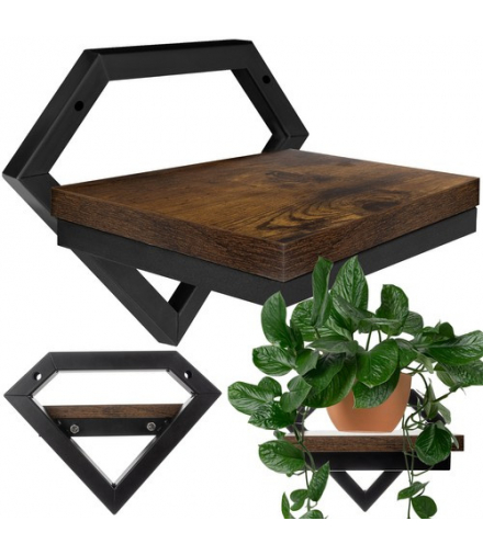 Półka ścienna wisząca Ruhhy 24253 17841