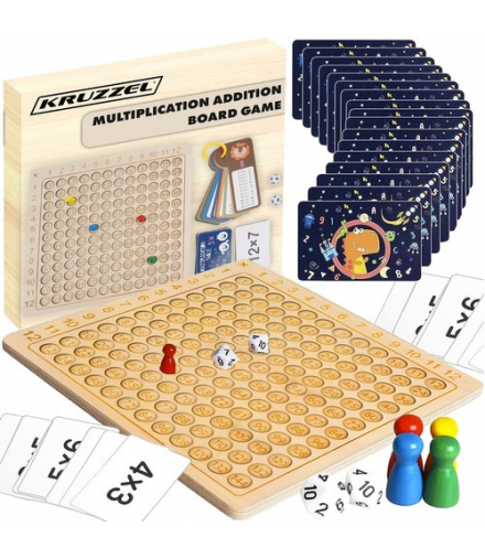 Tabliczka mnożenia gra planszowa Kruzzel 24639 17872