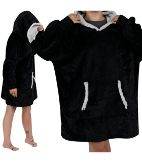 Bluza XXL koc czarny Ruhhy 24403 17881