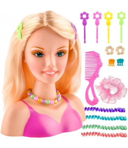 Głowa do stylizacji z akcesoriami 23437 Kruzzel 17886