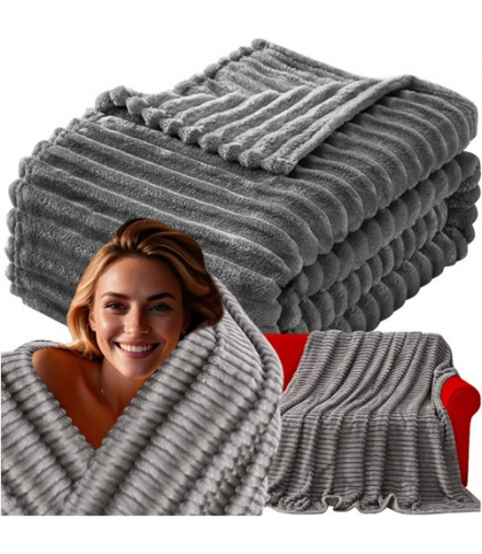 Koc 1,6x2m szary Ruhhy 24494 17923