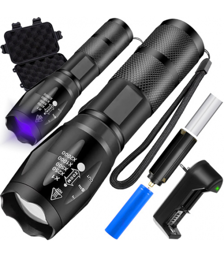 Latarka 2w1 XPE UV Trizand 24311 17933