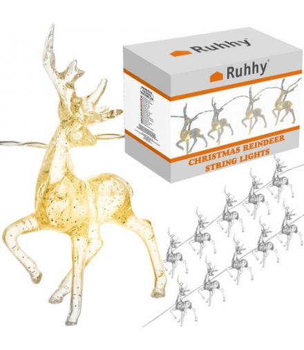 Lampki świąteczne renifery Ruhhy 24955 17954