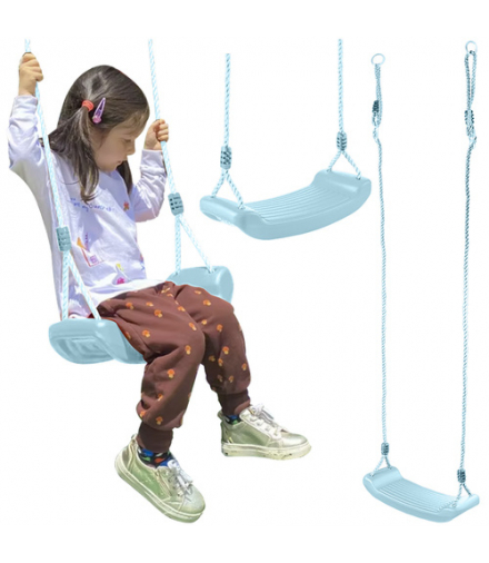 Huśtawka plastikowa niebieska 25446 Kruzzel 18093