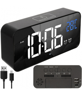 Budzik zegar LED Izoxis 24736 Izoxis 18098