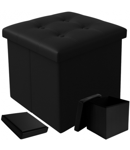 Pufa składana czarna Ruhhy 25779 18215