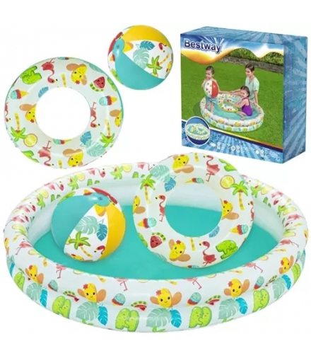 Basen dmuchany 3w1 dla dzieci 51124 Bestway 14436