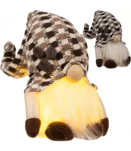 Skrzat stojący szary świecący LED 20354 Ruhhy 16231