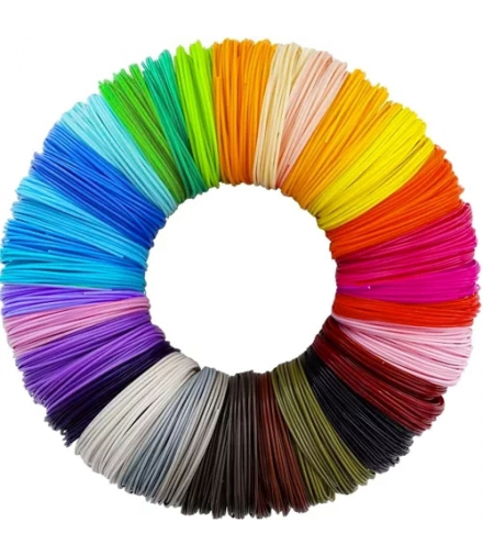 Filamenty PLA 3D 30szt. x 3m 19875 Maaleo 16241