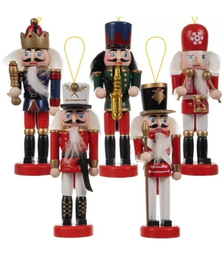 Dziadek do orzechów na choinkę 5szt. 20358 Ruhhy 16295