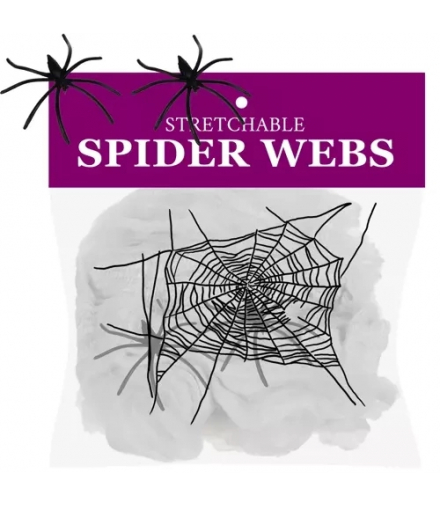 Sztuczna pajęczyna + 2 pająki Malatec 19759 16369