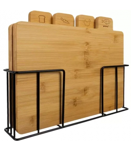 Deska bambusowa do krojenia 4szt. Ruhhy 19338 16395