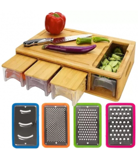 Deska bambusowa z pojemnikami Ruhhy 20205 16535