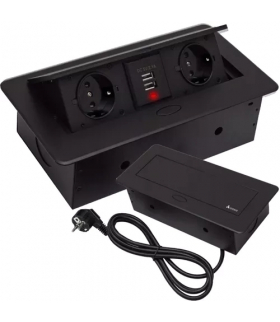 Gniazdo chowane w blat USB podwójne Izoxis 21446 Izoxis 16661