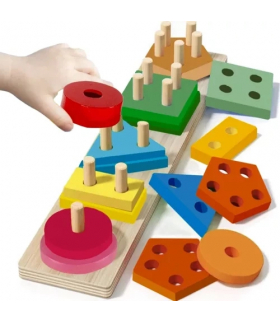 Sorter układanka drewniana Kruzzel 22492 17081