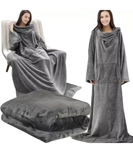 Bluza kocoszlafrok jasnoszary Ruhhy 22649 17083