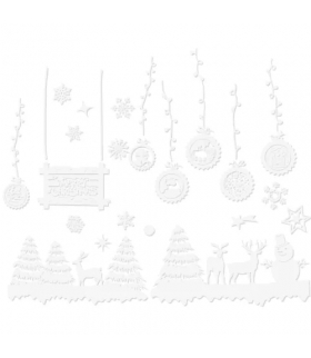 Naklejki świąteczne na okno Ruhhy 22253 17084