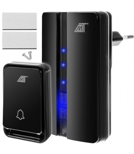 Dzwonek bezprzewodowy czarny Malatec 23371 17394