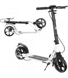 Hulajnoga duża, składana, z nóżką, 2 hamulce, koła gumowe, wysokość 90-105cm, Kruzzel Hyperion W 23551 17450