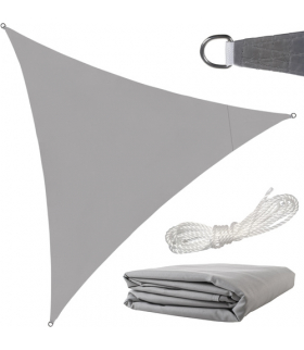 Żagiel przeciwsłoneczny 3x3x3m szary Gardlov 23147 17465