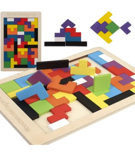Układanka drewniana puzzle/ Kruzzel 22667 17470