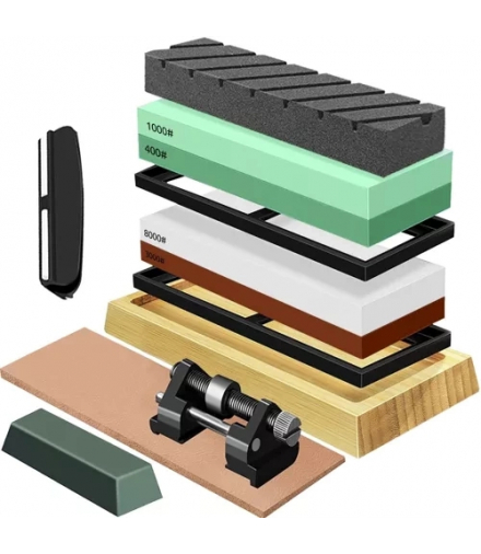 Ostrzałka do noży-2 kamienie+akcesoria Ruhhy 23763 17511