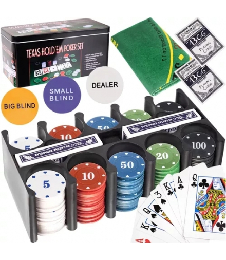 Zestaw do pokera TEXAS 23539 Malatec 17526