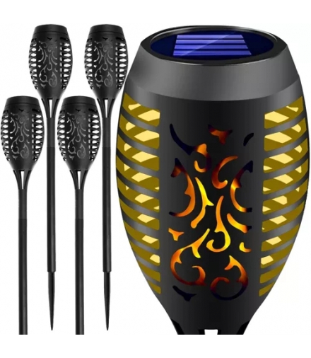 Lampa ogrodowa solarna pochodnia zest.4 sz.23560 Gardlov 17580