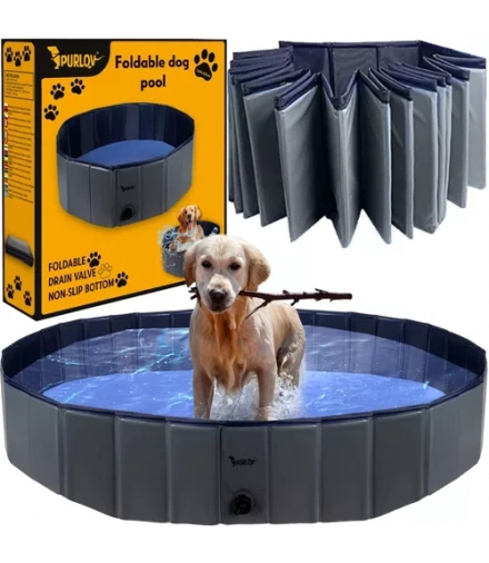 Basen/ kojec dla psa składany 160x30 Purlov 23832 17623