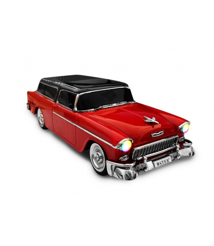 Głośnik bluetooth RETRO WS-1955 ,10W,radio FM,USB, TF,wyświetlacz LED,akumulator 1500mAh,czerwony LXWS1955R