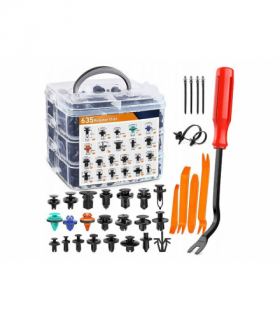 E6089 Zestaw spinek samochodowych 635 sztuk LXE6089