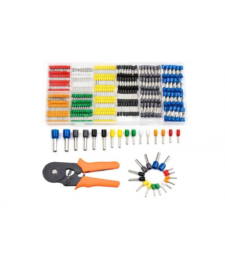 E5936 Zestaw zakończenia kabla izolowane + zaciskarka LXE5936