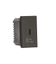 Ładowarka USB, K45, 5V, DC, 3,1A, 45×22,5mm, czarny, Maksymalna moc ładowania: 20W, USB: A Simon K126I/14
